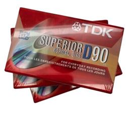 CASSETTE D90 SUPERIOR NORMAL BIAS TDK