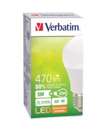 LAMPARA LED BLANCA SUAVE 5W 40W #99860 VERBATIM