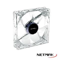 COOLER 8X8 CM NM-8025T LED ROJA NETMAK