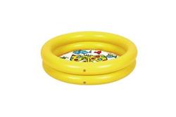 PILETA INFLABLE REDONDA 61X15CM AMARILLA PECES INTEX