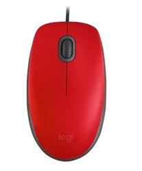 MOUSE USB M110 SILENT ROJO LOGITECH