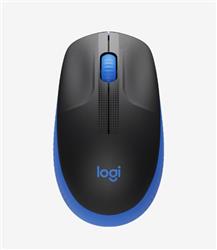 MOUSE INALAMBRICO M190 FULL SIZE NEGRO/AZUL LOGITECH