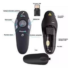 PRESENTADOR LASER INALAMBRICO NEGRO