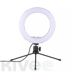 ARO DE LUZ LED CON SOPORTE PARA CELULAR 16CM ARO16