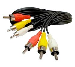 CABLE 3RCA MACHO A 3RCA MACHO 3 METROS