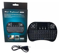 TECLADO INALAMBRICO MINI TOUCHPAD RETROILUMINADO I8B SMART TECH