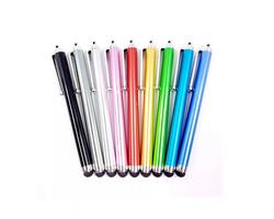 LAPIZ PEN CELULAR TABLET SIMIL METAL GOMA COLORES