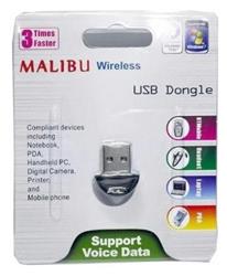 ADAPTADOR RECEPTOR BLUETOOTH USB V2.0 MALIBU