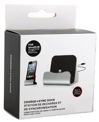 DOCK DE CARGA LIGHTNING + SOPORTE CELULAR 3007