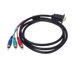 CABLE VGA MACHO A 3RCA MACHO VGA3RCA 1.5 METROS NICOT