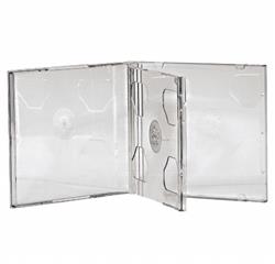 CAJA CD DOBLE TRANSPARENTE