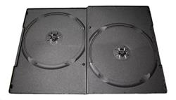 CAJA DVD DOBLE NEGRA COMUN 14MM