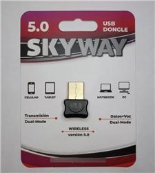 ADAPTADOR BLUETOOTH USB 5.0 SKYWAY