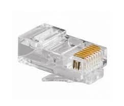 FICHA CONECTOR RJ45 CAT5 POR UNIDAD