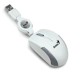 MOUSE USB MICRO TRAVELER BLANCO GENIUS