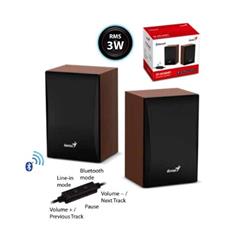 PARLANTE BLUETOOTH SP-HF380BT MADERA GENIUS