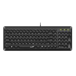 TECLADO USB SLIMSTAR Q200 NEGRO GENIUS