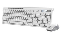 TECLADO Y MOUSE INALAMBRICO SLIM STAR 8230 BLANCO GENIUS
