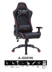 SILLA GAMER A-GC8705 NEGRA Y ROJA SATE