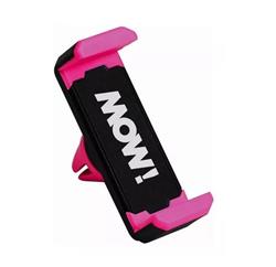 SOPORTE CELULAR PARA AUTO MW-CHO1 NEGRO/ROSA MOW!