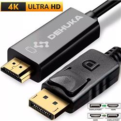 CABLE ADAPTADOR DISPLAY PORT M A HDMI M 1.8 METROS DEHUKA