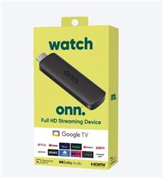 ONN GOOGLE TV 2K FULL HD STREAMING DEVICE - CHROME