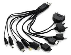 CABLE PULPITO USB VARIOS CONECTORES 10 EN 1 1001