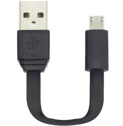 CABLE USB A MICRO USB CHATO IMAN 10CM SOLMA