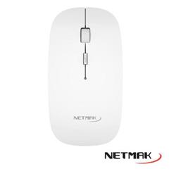 MOUSE INALAMBRICO NM-W40W 2.4GHZ BLANCO NETMAK