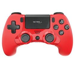 JOYSTICK BLUETOOTH PS4 NM-P401-R VIBRACION ROJO NE