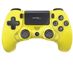 JOYSTICK BLUETOOTH PS4 NM-P401-Y VIBRACION AMARILLO NETMAK