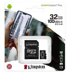 MEMORIA MICRO SD 32 GB CLASE 10 100MBS CANVAS SELE