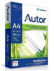 RESMA A4 75 GRS. AUTOR LEDESMA