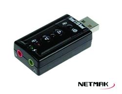 PLACA DE SONIDO 7.1 USB NM-SU8CH NETMAK
