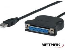 CABLE USB M PARALELO DB25 NM-C35 NETMAK