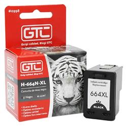 CARTUCHO HP 664 XL NEGRO GTC