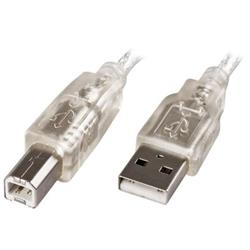 CABLE IMPRESORA USB PRINTER 2 METROS TRANSPARENTE 2.0 NOGA