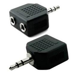 ADAPTADOR 1 PLUG 2.5 A 2 PLUG H 2.5 NOGA NET