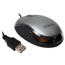 MOUSE USB NG-611U PLATEADO NOGA