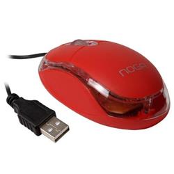 MOUSE USB NG-611URJ ROJO NOGA