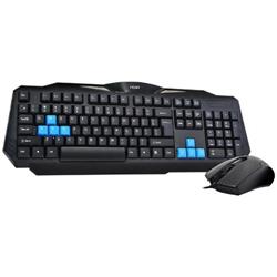 TECLADO Y MOUSE USB STORMER NEGRO NKB-400 NOGA