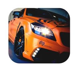 MOUSE PAD AUTO NARANJA 21X19CM CDTEK