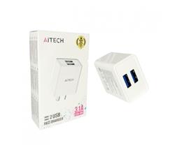 CARGADOR PARED 2 USB 3.1A AICP60081B AITECH