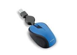 MOUSE USB RETRACTIL MO235 AZUL Y NEGRO MULTILASER