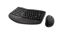 TECLADO Y MOUSE INALAMBRICO ERGONOMICO KBK-510 MAJ