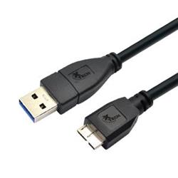 CABLE USB 3.0 M/A A MICRO USB M/B 1 METRO DISCO EXTERNO XTC-365 XTECH