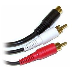 CABLE S-VIDEO H A 2RCA M #501 GTC