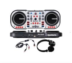 CONSOLA USB CON DOS BANDEJAS DJ-TECH