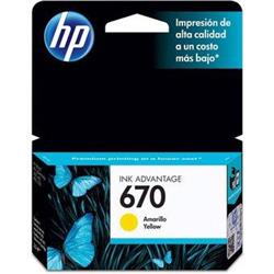 CARTUCHO HP 670 AMARILLO