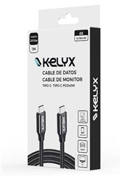 CABLE USB A USB-C 1 METRO 240W 3.2A 4K ULTRA HD KELYX